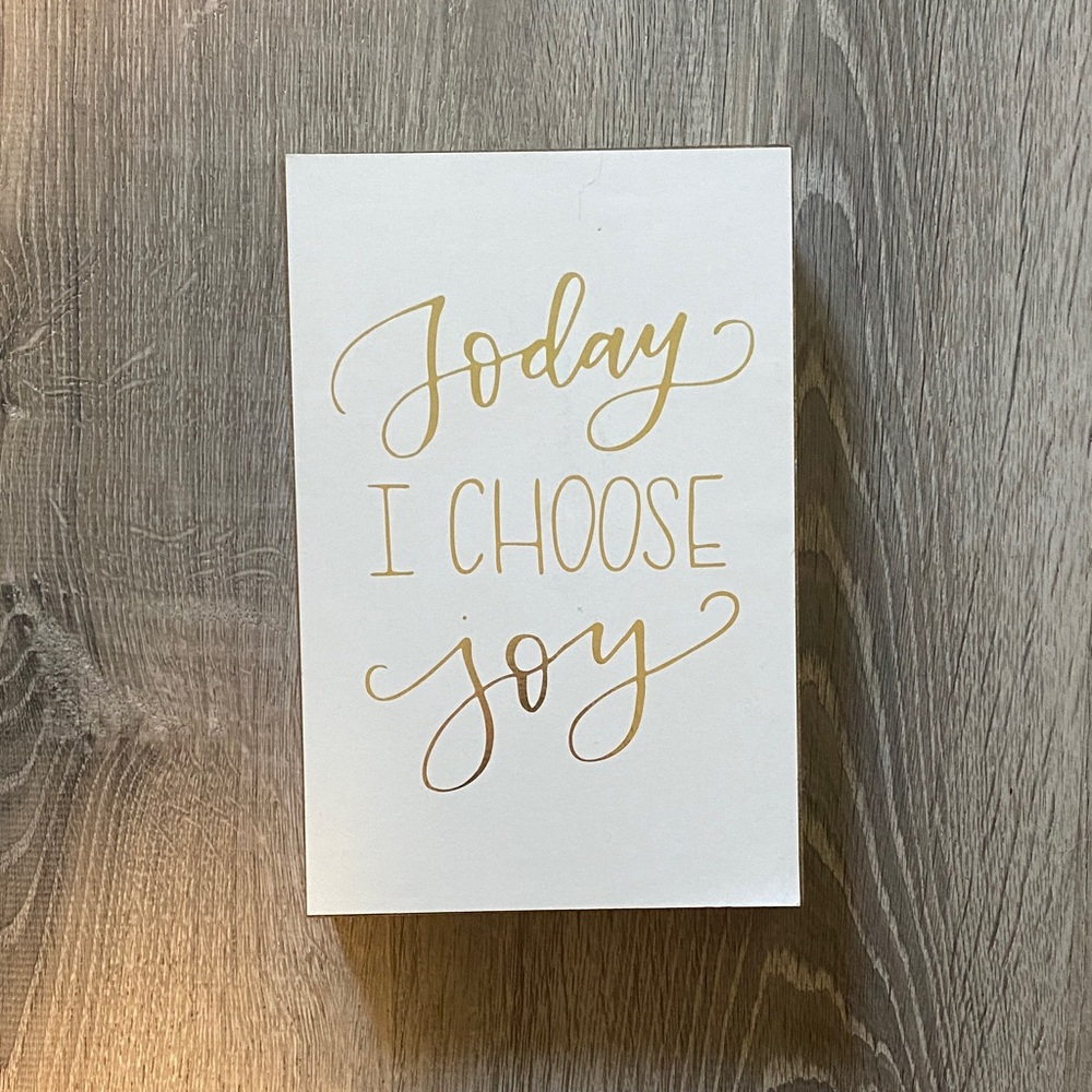 Gold and White Inspirational Wall Art